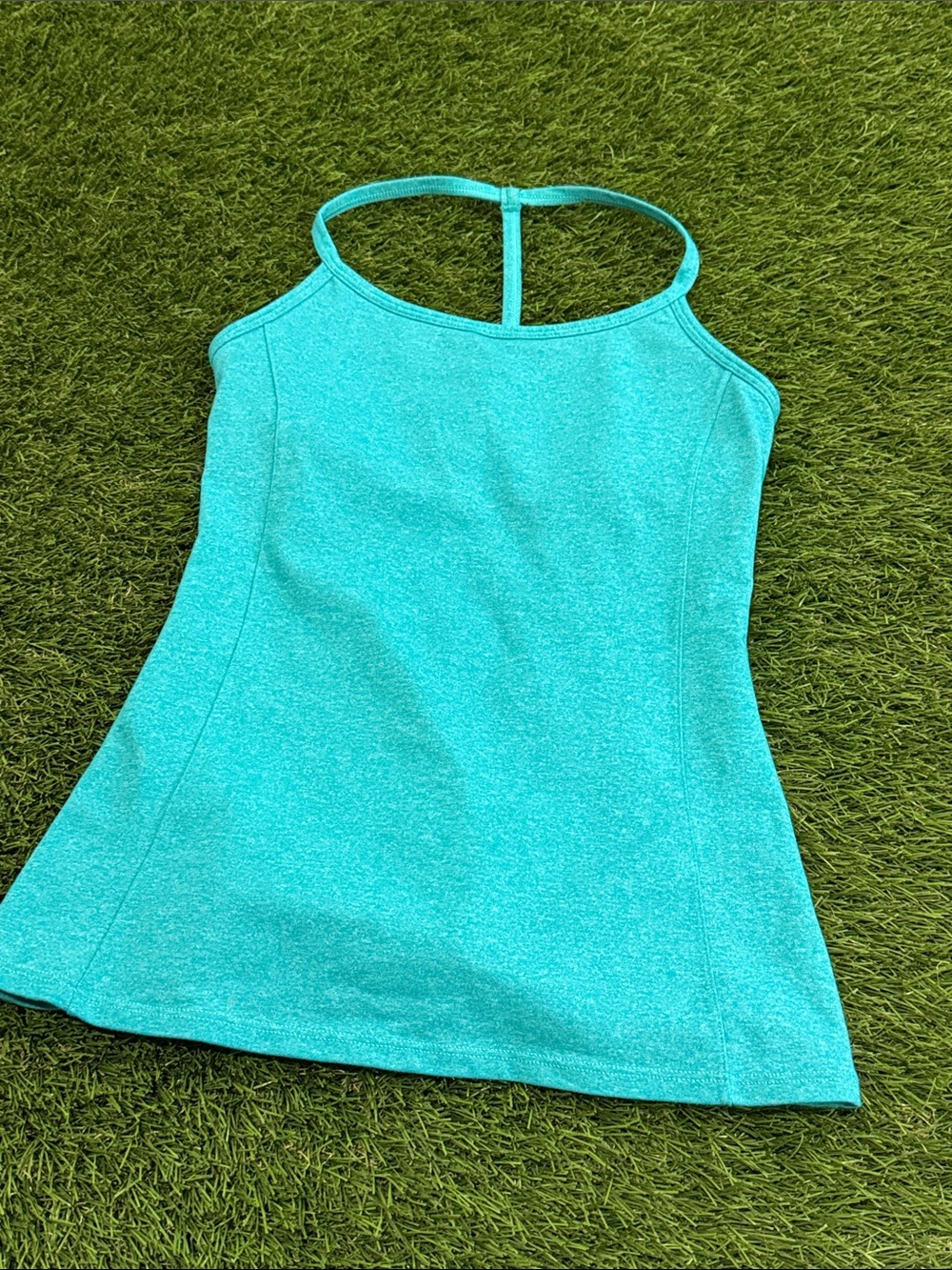 Athleta racer Back Tank Top with Built In Bra